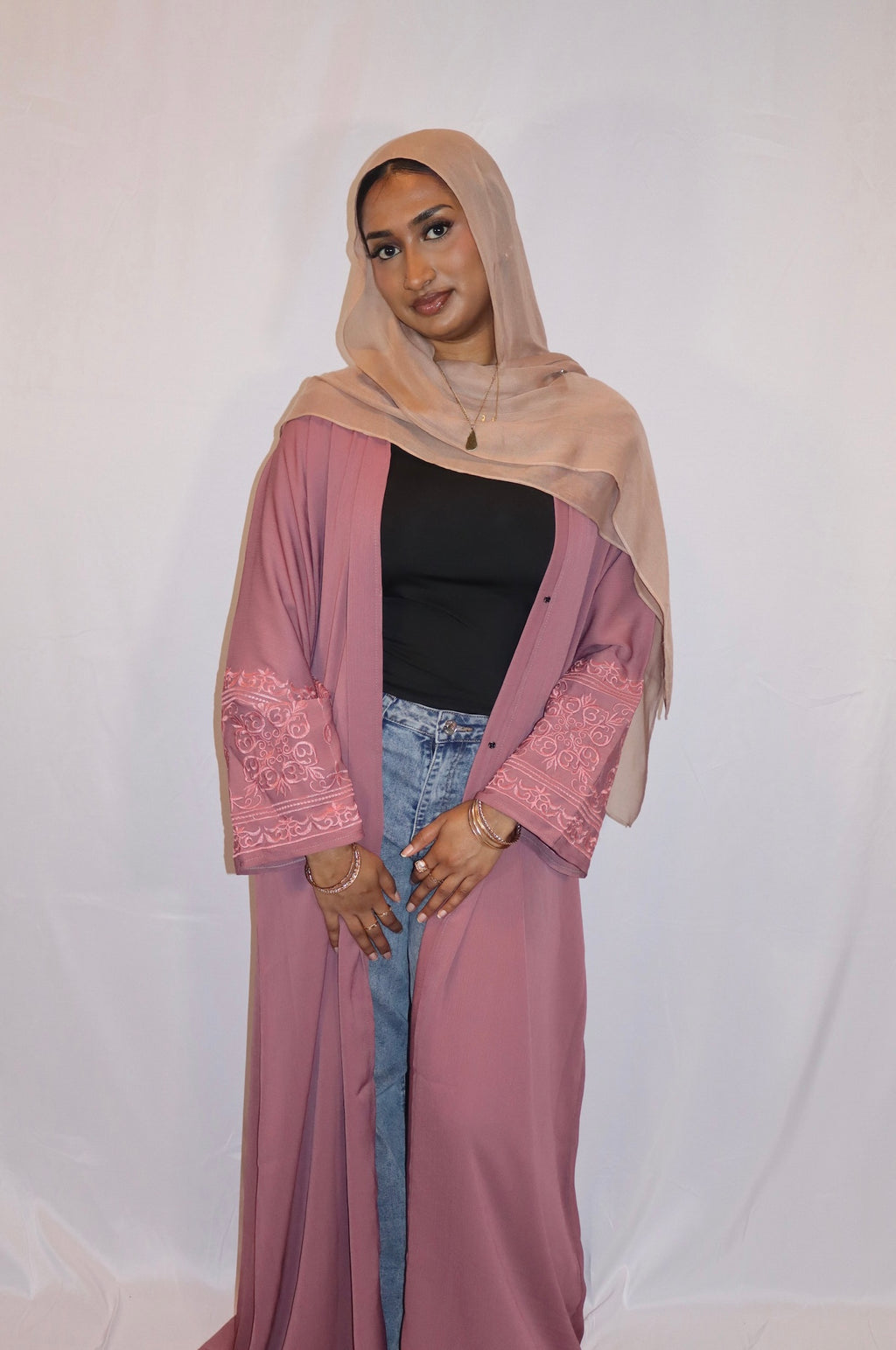 Rose Dusk Abaya