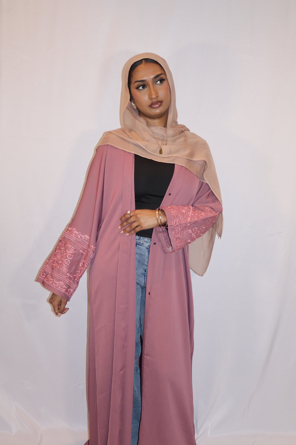 Rose Dusk Abaya