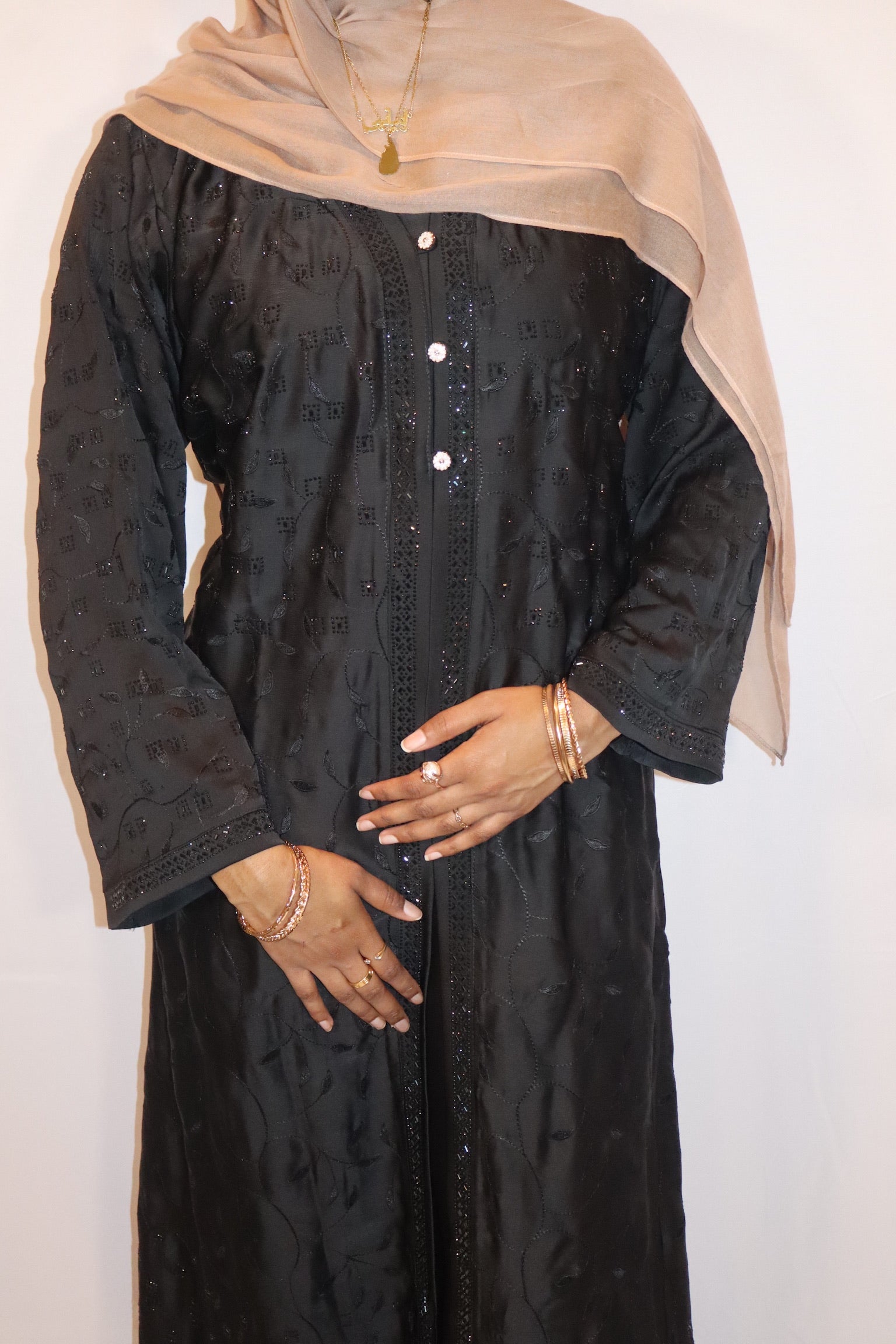 Black Night Abaya
