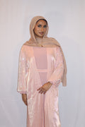 Pink Pearl Abaya